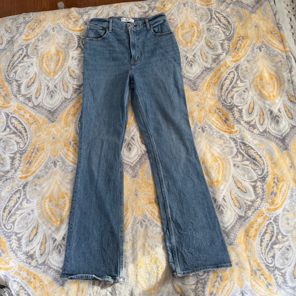 Abercrombie & Fitch Blue Flare Jeans